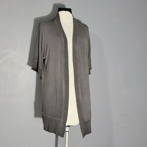 Cyrus Open Front Cardigans Gray Sz M